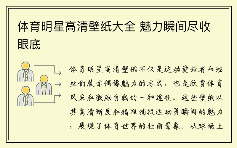 體育明星高清壁紙大全 魅力瞬間盡收眼底